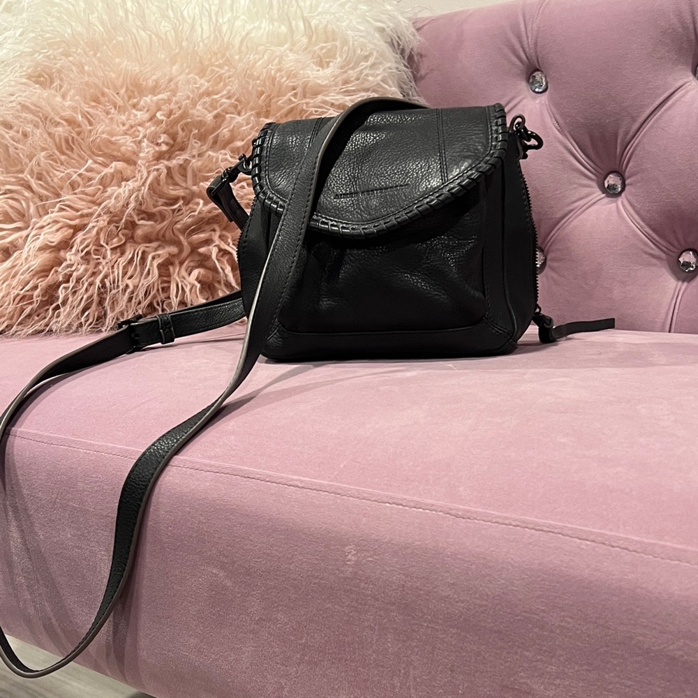 Aimee Kestenberg Black Leather Backpack